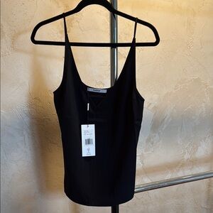 Thakoon black camisole NWT size lg